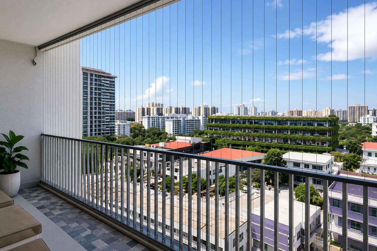 Balcony Invisible Grills